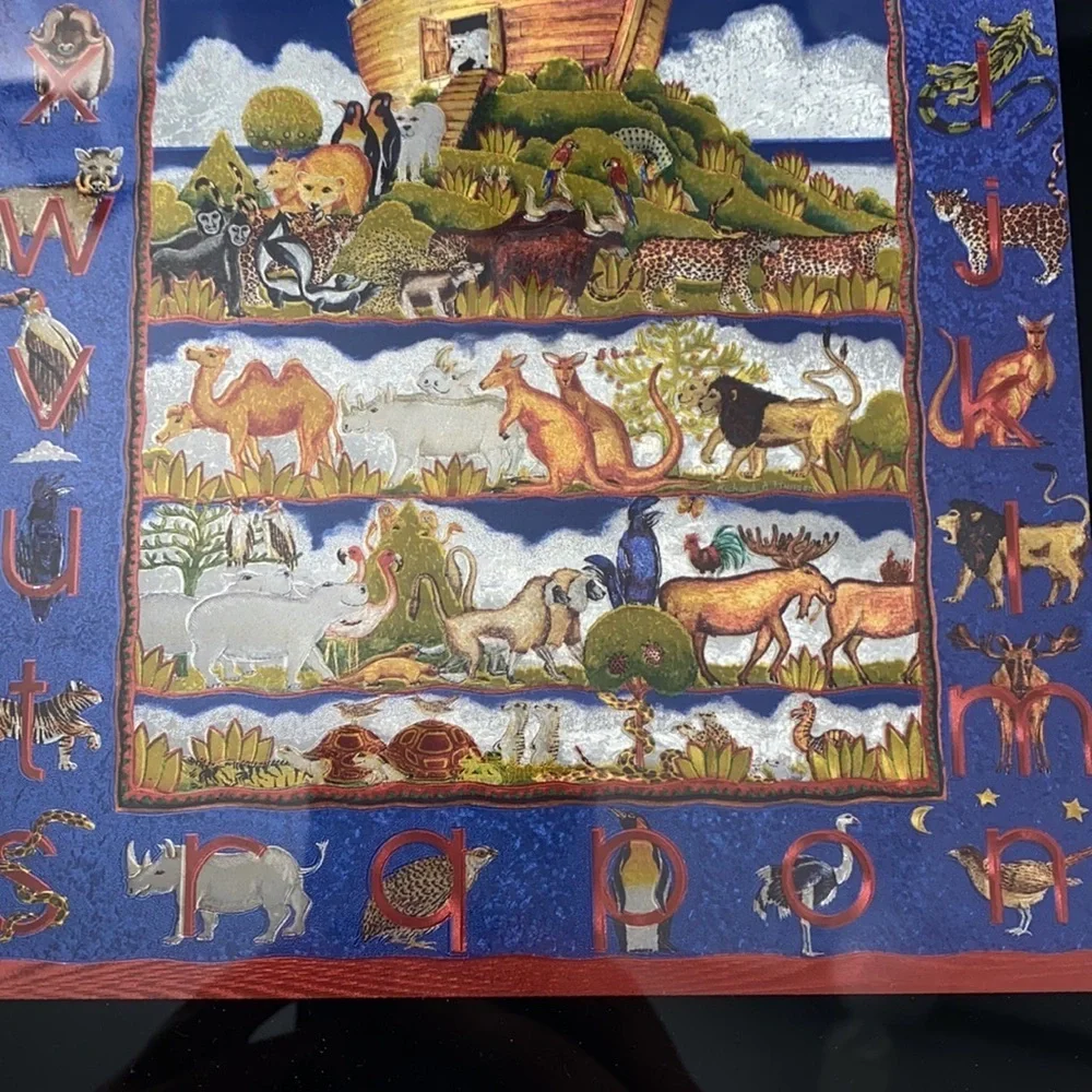Noah’s Ark Alphabet by Richard Henson Special Edition Holographic Print 6x8